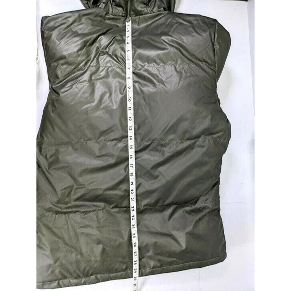 Osklen Men's Size P Small Jacket Coat Hooded Green SuperLightPuffer Oversized - Picture 13 of 13